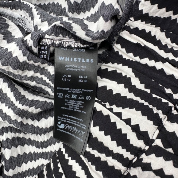 Whistles Striped Printed Trousers - Picture 5 of 7